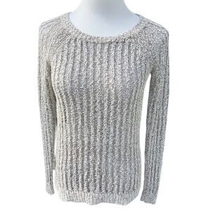 Lou & Grey chunky knit crewneck sweater